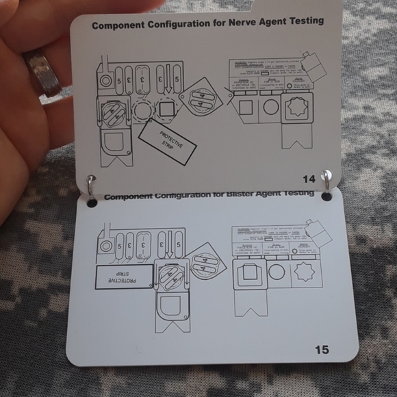 M256A2 Chemical Agent Detector Instructions - Picture 3 of 3